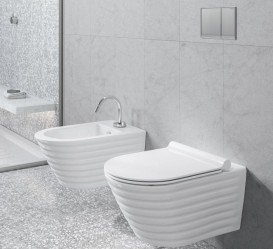 Унитаз подвесной Catalano Classy с системой NEWFLUSH 35х55 см белый матовый 1VS55RZEBM
