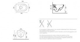 Унітаз підвісний Catalano Colori Sfera безободковий з системою NewFlush 35х54.5 см коричневий матовий 1VSF54RMS