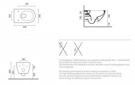 Унітаз підвісний Catalano Colori Sfera безободковий з системою NewFlush 35х54.5 см чорний матовий 1VSF54RNS