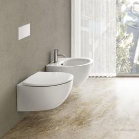 Унитаз подвесной Catalano Italy Newflush 37х52 см керамика белый матовый 1VS52RITBM