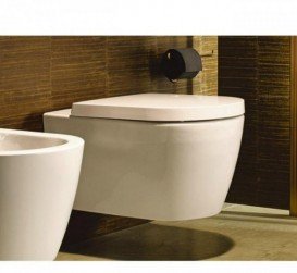Унітаз підвісний Duravit ME by Starck Rimless 37х57 см кераміка білий 2529090000
