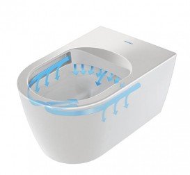 Унитаз подвесной Duravit Rimless ME by Starck 2529590000 + Крышка-биде Duravit SensoWash Slim 611000002000300