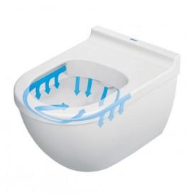 Унитаз подвесной Duravit Starck 3 Rimless 36,5х54 см керамика белый 2527090000