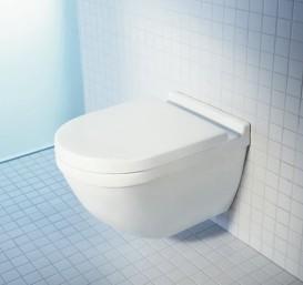 Унитаз подвесной Duravit Starck 3 Rimless 36,5х54 см керамика белый 2527090000