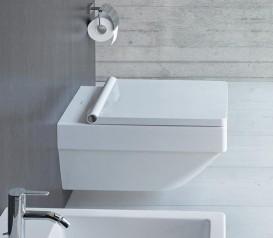Унітаз підвісний Duravit Vero Air Rimless 37х57 см кераміка білий 2525090000