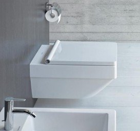 Унітаз підвісний Duravit Vero Air Rimless 37х57 см з покриттям Wondergliss кераміка білий 25250900001
