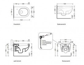 Унітаз підвісний під інсталяцію Flaminia колекція APP AP118