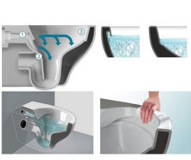 Унитаз подвесной Galassia Dream 36х52 см керамика белый глянец 7334