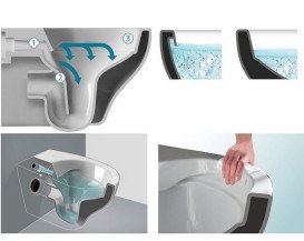 Унитаз подвесной Galassia Dream 36х56 см керамика белый матовый 7317MT