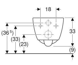 Унітаз підвісний Geberit iCon безободковий 36х53 см сантехнічний фарфор білий 501.661.00.1