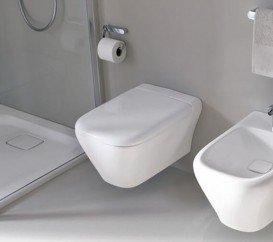 Унітаз підвісний Geberit myDay Rimfree воронкоподібний закрита форма санфарфор білий KeraTect 201460600