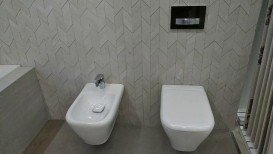 Унітаз підвісний Geberit myDay Rimfree воронкоподібний закрита форма санфарфор білий KeraTect 201460600