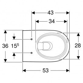 Унитаз подвесной Geberit Selnova с сидением и инсталляцией Geberit Duofix 501.545.01.1+500.335.01.1+458.126.00.1