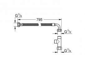 Унітаз підвісний Grohe BauCeramic з сидінням з функцією біде і термостатом альпін-білий 39652SH0