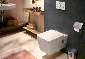 Унітаз підвісний Hansgrohe EluPura Original Q безободковий 36х54 см кераміка SmartClean білий 61181450