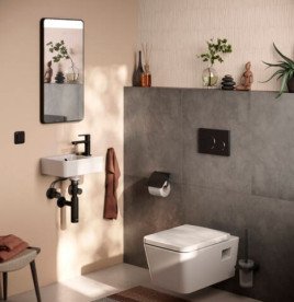 Унитаз подвесной Hansgrohe EluPura Original S 36х54 см с крышкой керамика SmartClean белый 61182450