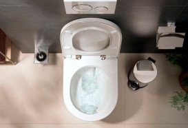 Унитаз подвесной Hansgrohe EluPura Original S безободковый 36х54 см керамика HygieneEffect белый 62016450