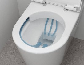 Унитаз подвесной Hansgrohe EluPura Original S безободковый 36х54 см керамика HygieneEffect белый 62016450