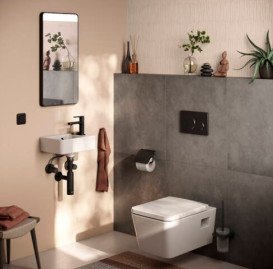Унитаз подвесной Hansgrohe EluPura Original Q AquaChannel Flush 36х54 см с крышкой керамика белый 60289450
