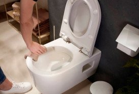 Підвісний унітаз Hansgrohe EluPura Original S AquaChannel Flush 36х54 см з кришкою кераміка білий 60207450