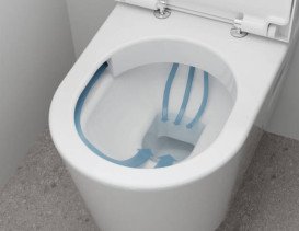 Підвісний унітаз Hansgrohe EluPura Original S AquaChannel Flush 36х54 см з кришкою кераміка білий 60207450