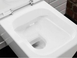 Унитаз подвесной Hansgrohe EluPura Q AquaFall Flush безободковый 36х54 см керамика белый 60194450