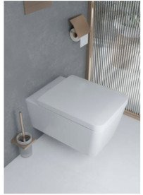 Унитаз подвесной Hansgrohe EluPura Q AquaFall Flush безободковый 36х54 см керамика белый 60194450