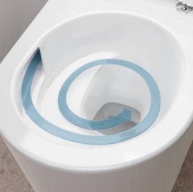 Унітаз підвісний Hansgrohe EluPura S AquaHelix Flush 36х54 см кераміка SmartClean білий 61114450