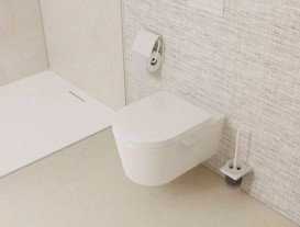 Унитаз подвесной Hansgrohe EluPura S AquaFall Flush 36х54 см керамика SmartClean белый 61118450