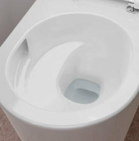 Унітаз підвісний Hansgrohe EluPura S AquaHelix Flush 36х54 см із сидінням із кришкою кераміка білий 60344450