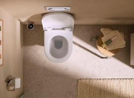 Унитаз подвесной Hansgrohe GladeLake S AquaChannel Flush 36х54 см с сиденьем с крышкой керамика белый 60201450