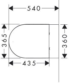 Унитаз подвесной Hansgrohe GladeLake S AquaChannel Flush 36х54 см с сиденьем с крышкой керамика белый 60309450