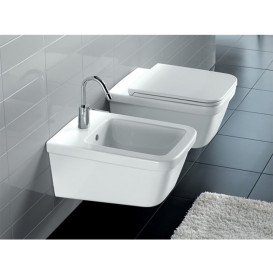 Унітаз підвісний Hatria Erika Pro Q 53х34,5 см санитарный фарфор білий 000YXJ001