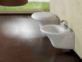 Унитаз подвесной Hatria Sculture с сидением с крышкой Soft Close белый YXKN01+ YXXX