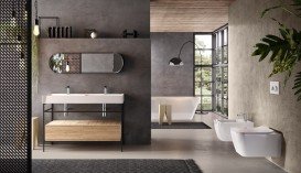 Унитаз подвесной Hidra Faster Kiub Rimless 36,5х54 см санфаянс белый глянцевый KIWR20 001 bianco lucido