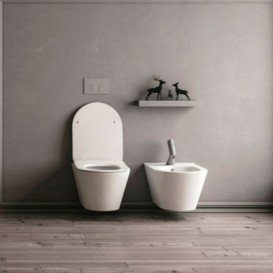 Унітаз підвісний Kerama Marazzi Plaza Modern безободковий кераміка білий PLM.wc.02