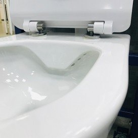 Унітаз підвісний Kerama Marazzi Plaza Modern безободковий кераміка білий PLM.wc.02