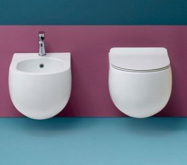 Унітаз підвісний Kerasan Flo безободковий білий матовий 311330