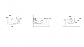 Унитаз подвесной Kerasan Flo безободковый белый 311101