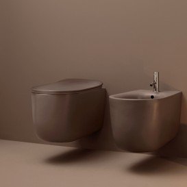 Унітаз підвісний Kerasan Nolita з кріпленням WB9N горіхово-коричневий 531481