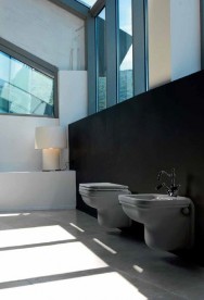 Унітаз підвісний Kerasan Waldorf прямокутний білий 411501