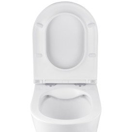 Унітаз підвісний Kroner Armada KA513636WHIR 36х51 см із кришкою Soft-Close фаянс білий CV029610