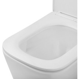 Унитаз подвесной Kroner Eifel KE483429WHIT Tornado 34,5х48,5 см с крышкой Soft-Close фаянс белый CV032966