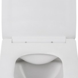 Унитаз подвесной Kroner Eifel KE523629WHIR 36х52 см с крышкой Soft-Close фаянс белый CV032968