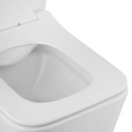 Унитаз подвесной Kroner Eifel KE523629WHIR 36х52 см с крышкой Soft-Close фаянс белый CV032968