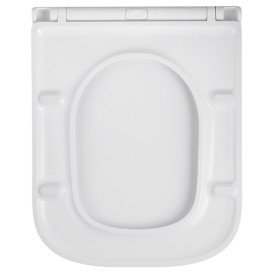 Унитаз подвесной Kroner Eifel WHI493436 Tornado 34х48,5 см с крышкой Soft-Close фаянс белый CV034923