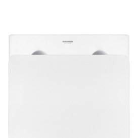 Унитаз подвесной Kroner Harz KH483632WHIT Tornado 36х48 см с крышкой Soft-Close фаянс белый CV032967