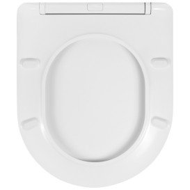 Унитаз подвесной Kroner Harz KH483632WHIT Tornado 36х48 см с крышкой Soft-Close фаянс белый CV032967