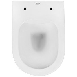 Унітаз підвісний Kroner Harz KH523632WHIR 36х51,5 см з кришкою Soft-Close фаянс білий CV032969