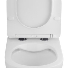 Підвісний унітаз Kroner KRP A534UF 35,5х55,5 см з кришкою Soft-Close фаянс білий CV031644